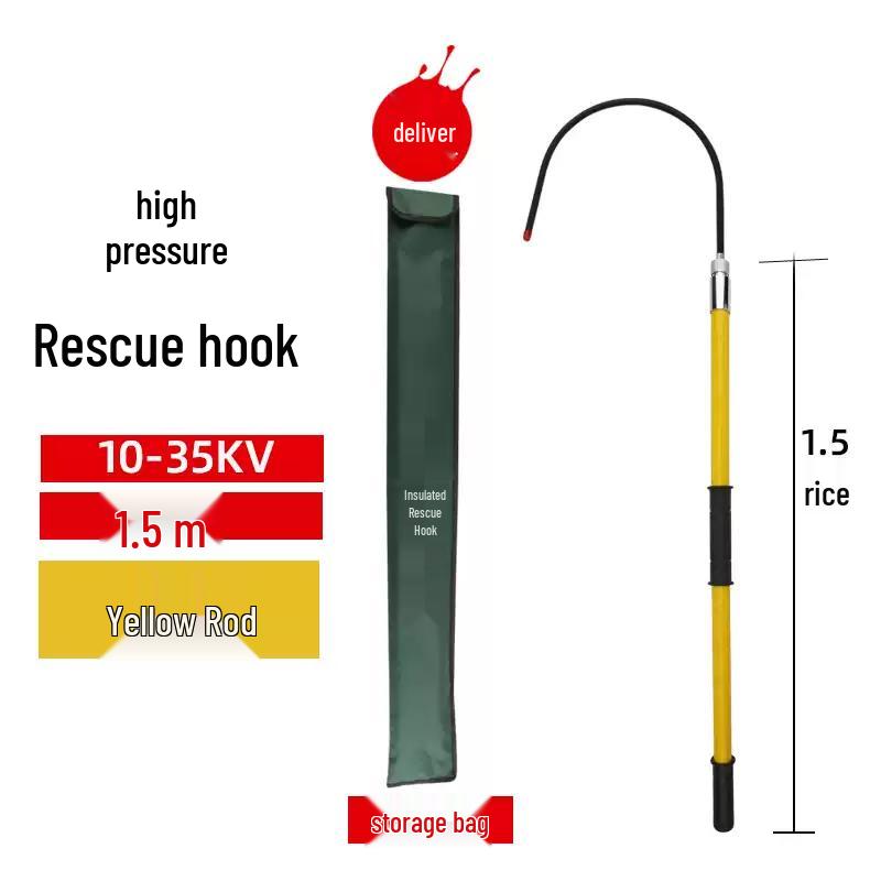 High Voltage Insulated Rescue Hook