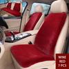 Uniwersalny rozmiar Pluszowe futerko Pokrowiec na fotel samochodowy Pokrowiec do wnętrza samochodu Poduszka na przednie i tylne siedzenie Samochodowa poduszka ochronna na 5 miejsc