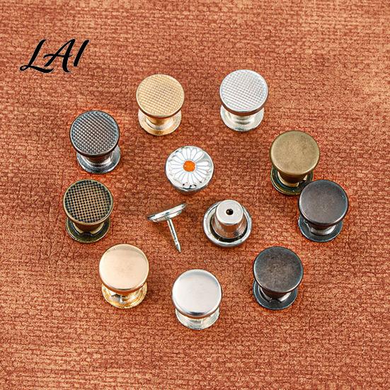 Clothing Adjustment Accessory 2Pcs Pants Leg Shortening Pin No Sew Button Pin for Sewing Free Pins Shirt Sleeves Trousers Hems Removable Reusable