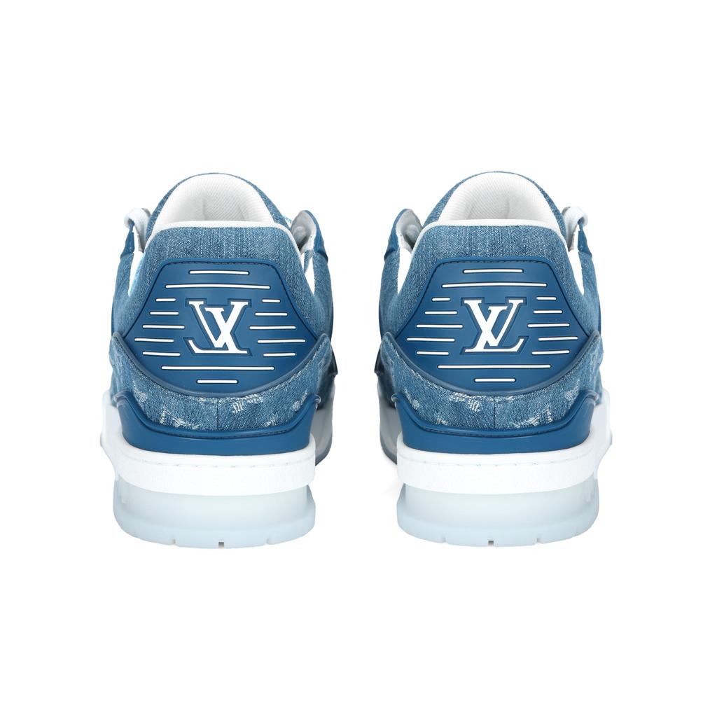 Louis Vuitton Trainer Sneakers 'Denim Monogram' 1A7S54