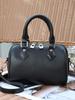 Genuine Leather Women's Boston Bowling Bag - High-Grade Feel, Large Capacity Handbag