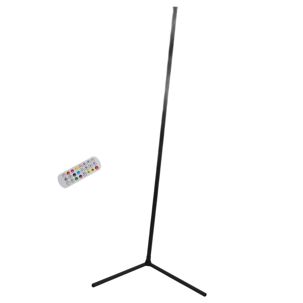 Corner Floor Lamp Dimmable RGB Color Changing Music Sync Modern LED Standing Lamp with Remote