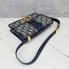 [Pre-Owned] 30 Montaigne Oblique Embroidered Monogram Flap Adjustable Shoulder Strap Montaigne Box Bag Leather Details Large - Excellent #MTXZH9