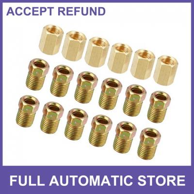 EIGHTEEN Bremsleitungsverschraubungs-Sortiment Universal 3/16" mit 6 Verbindern 12 Muttern