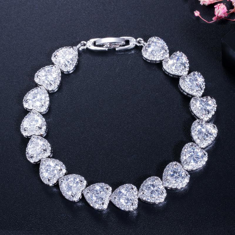 Jewelry, Exquisite 3A Zircon Bracelet, High-End Micro-Inlaid Hand Jewelry.