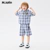 M.Latin Boy's Animal Print Short Sleeve Shirt