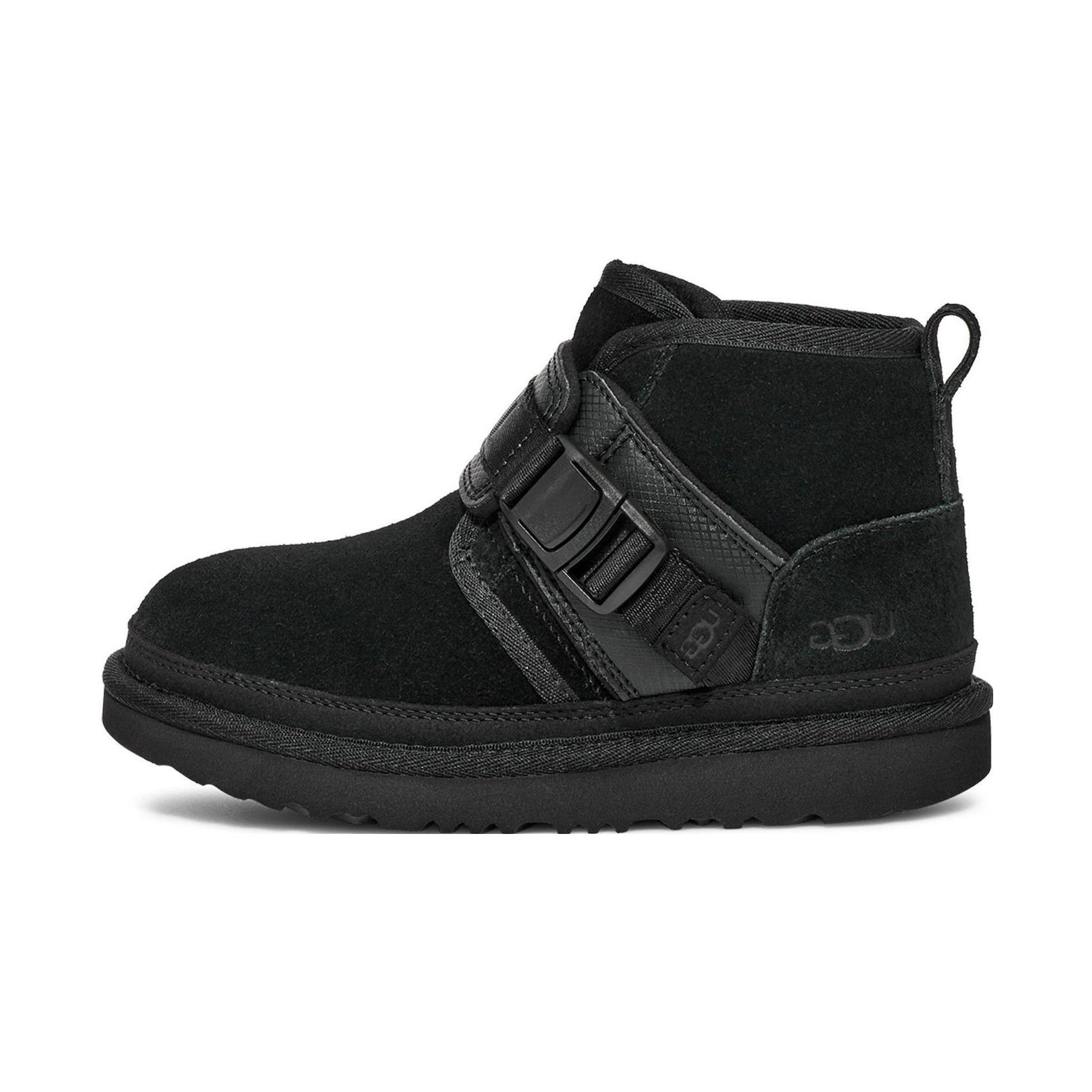 (GS) UGG Neumel Boot Snapback  Black  Kids  1130757K-BLK EU 35