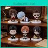 Gintama Pvc Figurine Set With Sitting Characters For Desk Decor And Gift Ideas