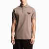 Emporio Armani Fw25 Pique Cotton Short Sleeve Polo Shirt With Eagle Patch Men tops EM003524-AF12955-U6189