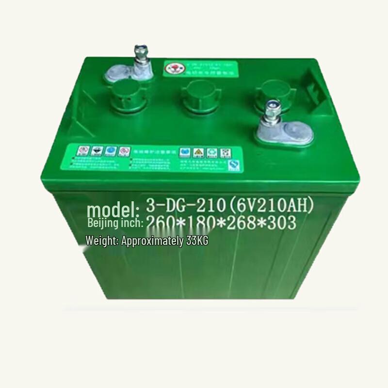 TORCH 6V 210AH Flooded Lead-Acid Battery for Patrol/Sightseeing Vehicles