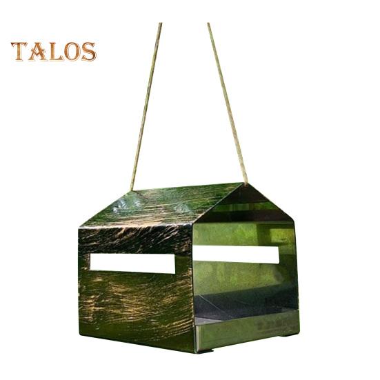 

Кормушка для птиц для уличного подвесного скворечника в деревенском стиле, кормушка для диких птиц для наружного декора сада, патио, заднего двора чёрный