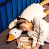 Classics Big White Goose Throw Pillow Fun Internet Famous Goose Plush Body Pillow Accompany Sleep Pillow Sofa Cushion Kids Gift