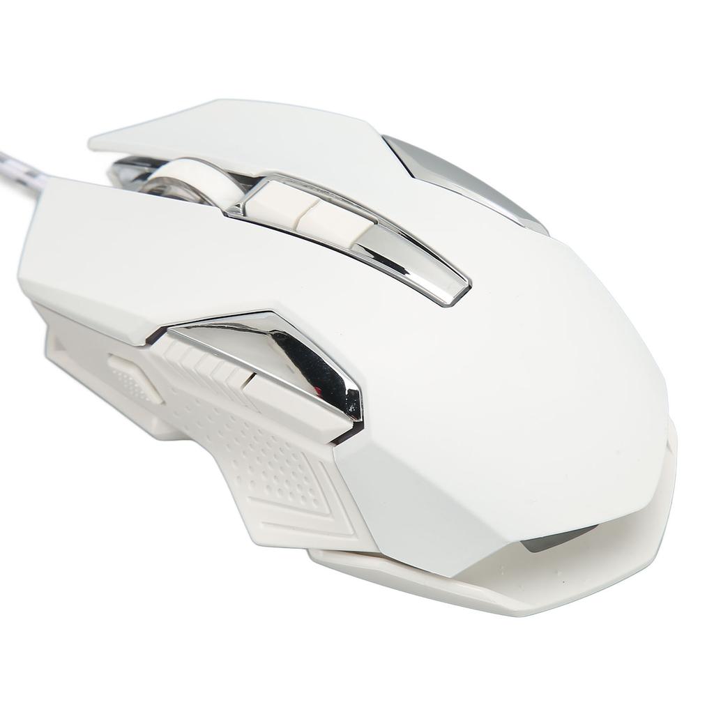 RGB Gaming Mouse 7200 DPI Programmable Buttons Backlight Software Support DIY Rapid Fire Button USB Wired Game Mouse