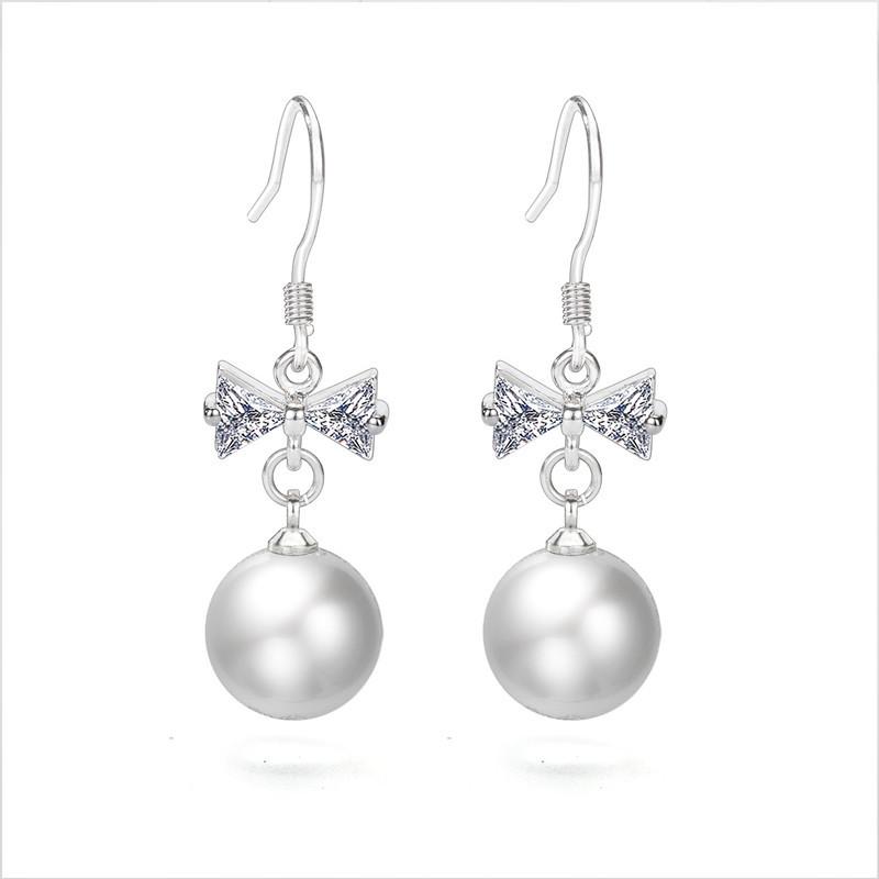 

Женские модные медные серьги Lindon белый