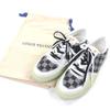 Pristine LOUIS VUITTON Low cut sneakers white leather mens 7.5 Used