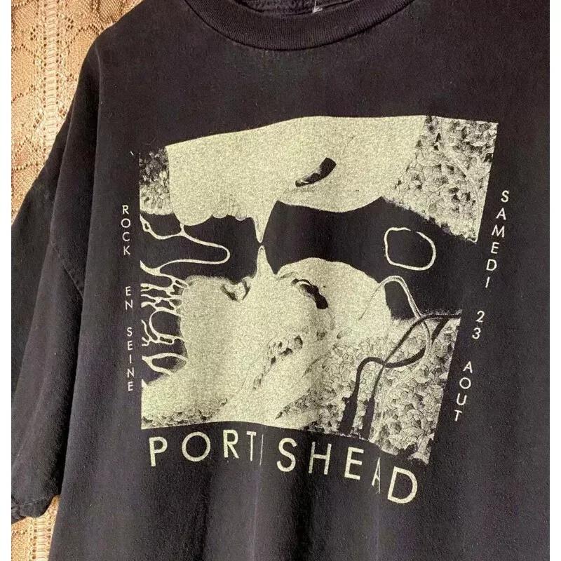 

Vintage Portishead Shirt Black Graphic Short Sleeve Unisex Tshirt Reprint KH6072 Unisex T-Shirt XXXL