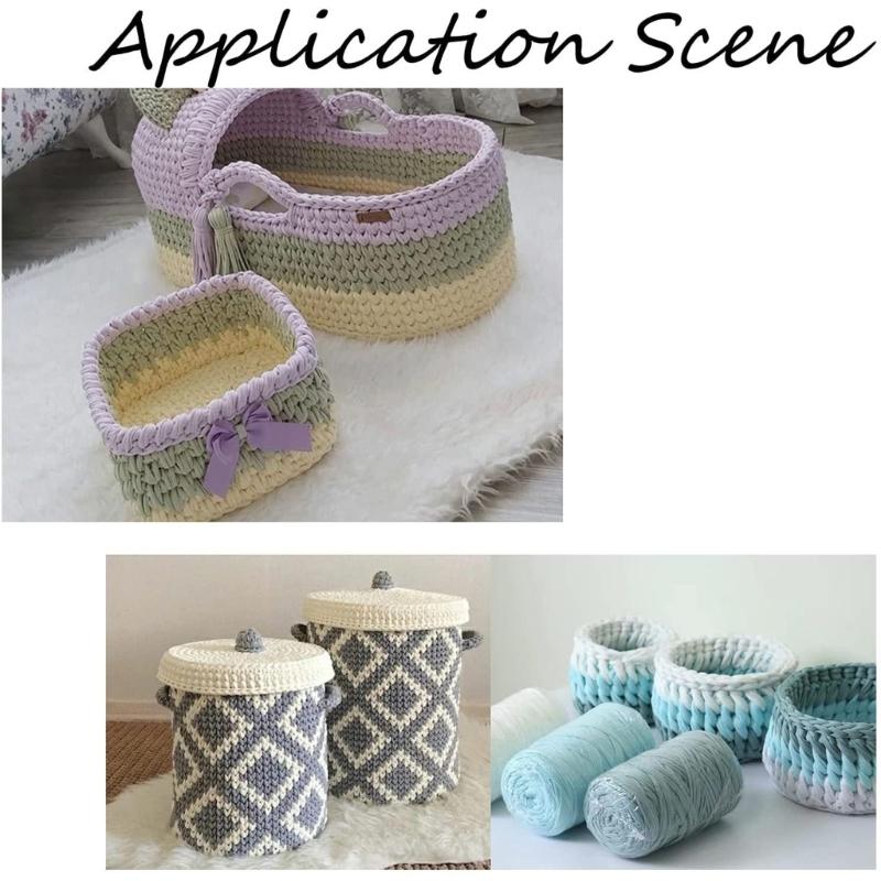 2 Stück Holzkorbboden Rohling Häkelkorbboden zum Herstellen von Häkelkörben Strickkorb Handweben Heimdekoration