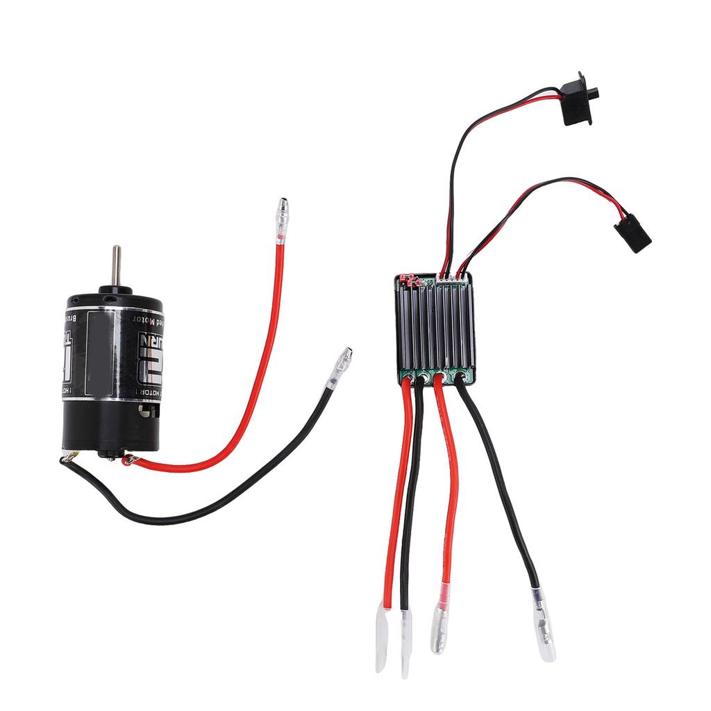 RC 550 12T Brushed Motor BEC 5V2A with 320A ESC High Torsion Brushed Motor for RC Cars Boats