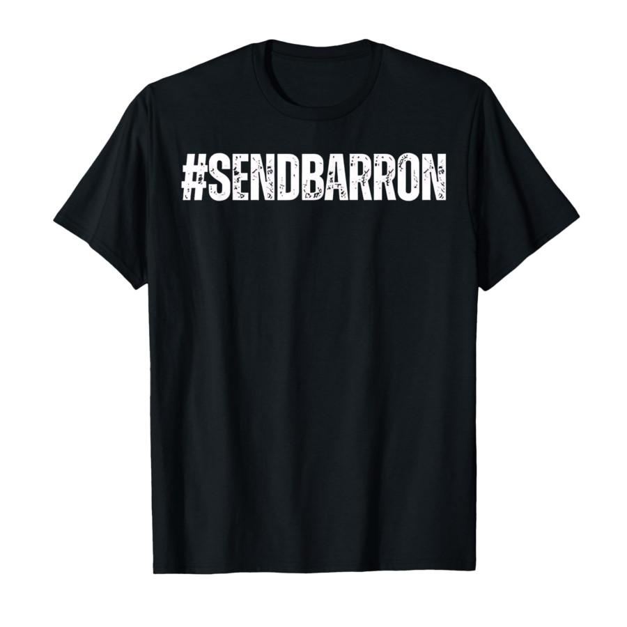 Send Barron Viral Internet Meme T-shirt For Men Women 100% Cotton T Shirts Short Sleeve Tops 0304-1 - Men s Summer Cotton Gra... S разноцветный