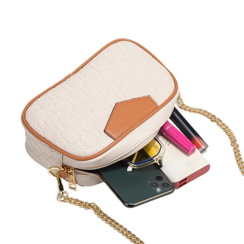 New Embossed Large Tote Bag High Quality PU Ladies Handbag Trendy Single Shoulder Oblique Span Bag Large Capacity Women's 4 Pcs Set Mother-child Bag