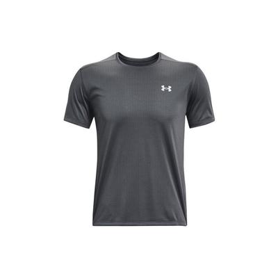 Solid Color Crew Neck Short Sleeve T-Shirt Men Tops Gray 1369743-012
