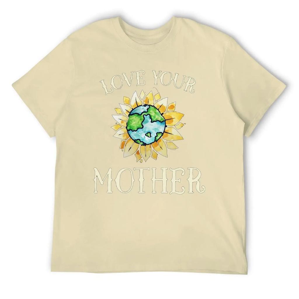 Crewneck Mother's Day Love Your Mother Earth Day WOmen's T-shirt  Move Tees Hot Sale Sarcastic Aactivity Competition USA Size