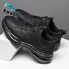 2025 autumn and winter cotton shoes versatile leather shoes men's sports and leisure shoes platform trend shoes