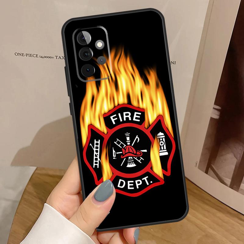 Firefighter Heroes Fireman Funda For Samsung Galaxy A15 A25 A35 A55 A52 A32 A12 A14 A34 A54 A51 A71 A53 A13 A33 Case