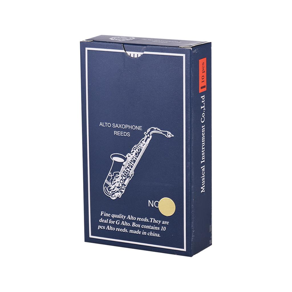 Normal Level G Alto Saxophone Sax Reeds Strength 3.0 for Beginners, 10pcs  Box