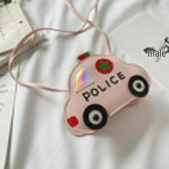 

2025 Trendy Cartoon Car Crossbody Coin Bag for Toddlers - Cute Decoration for Boys & Girls розовый