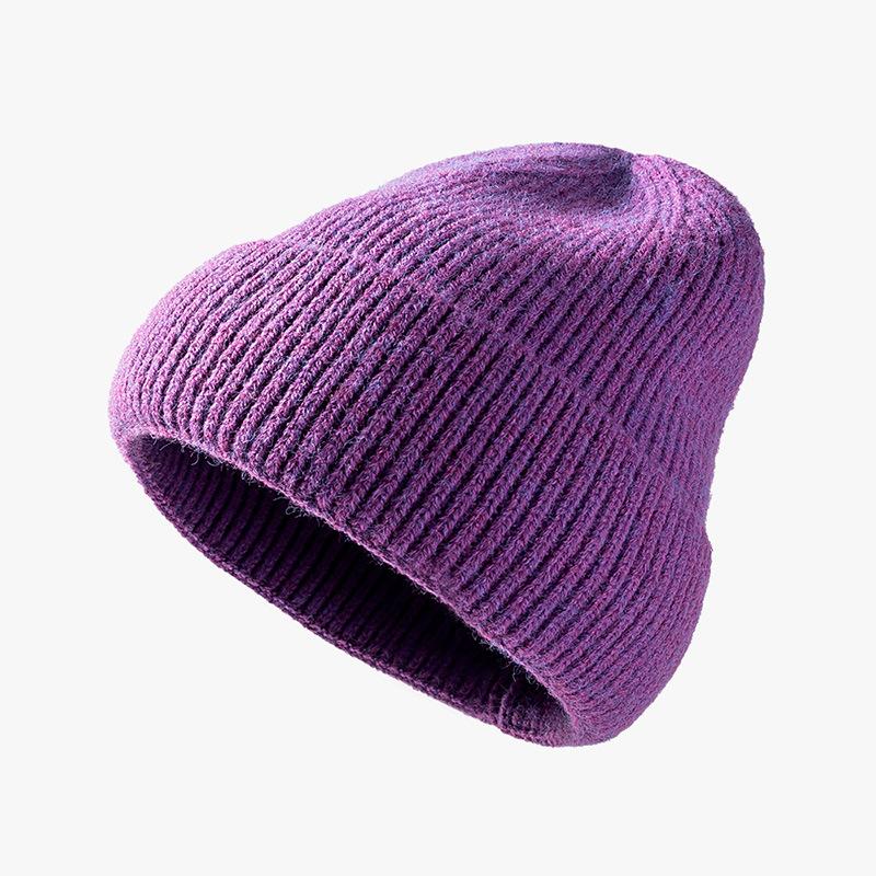 Custom Winter Hats Wool Beanie Embroidery Logo Classic Knit Beanies Knit Cuffed Plain Hats Skull Cap Warm Beanies