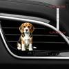 2d Car Flat Dog Large Vent Clip Decorative Diffuser Fragrance Not Included Car Interior Decoration Aromatherapy Clip Ideal For Holiday Gifts