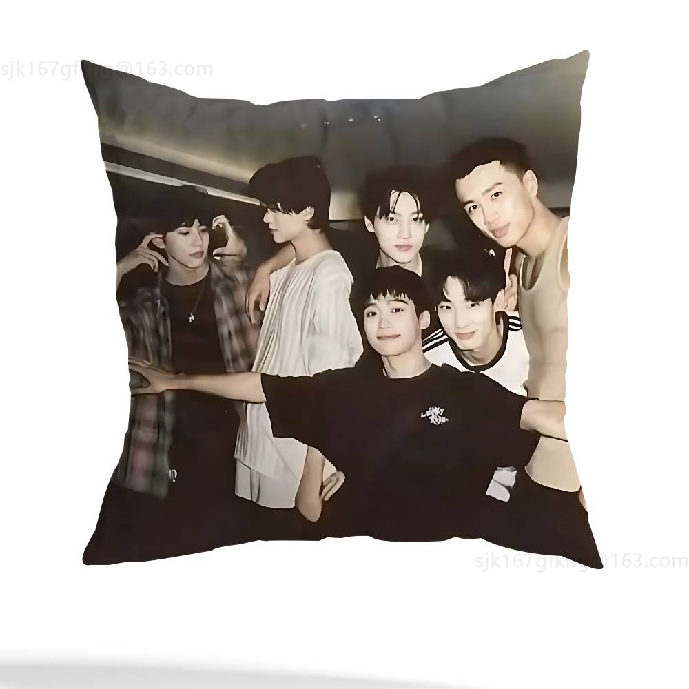 Revenged Love Pillow Case Square Double-Sided Printing Short Plush Sofa Cushion Cover Bedroom Bedside Pillow