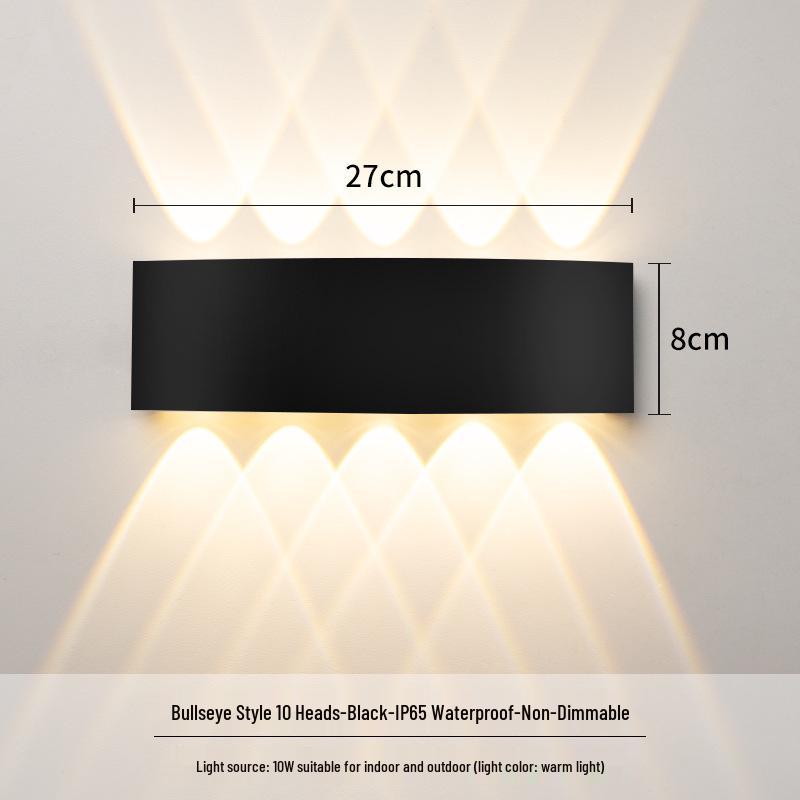 Modern Waterproof LED Wall Light for Outdoor & Indoor Spaces