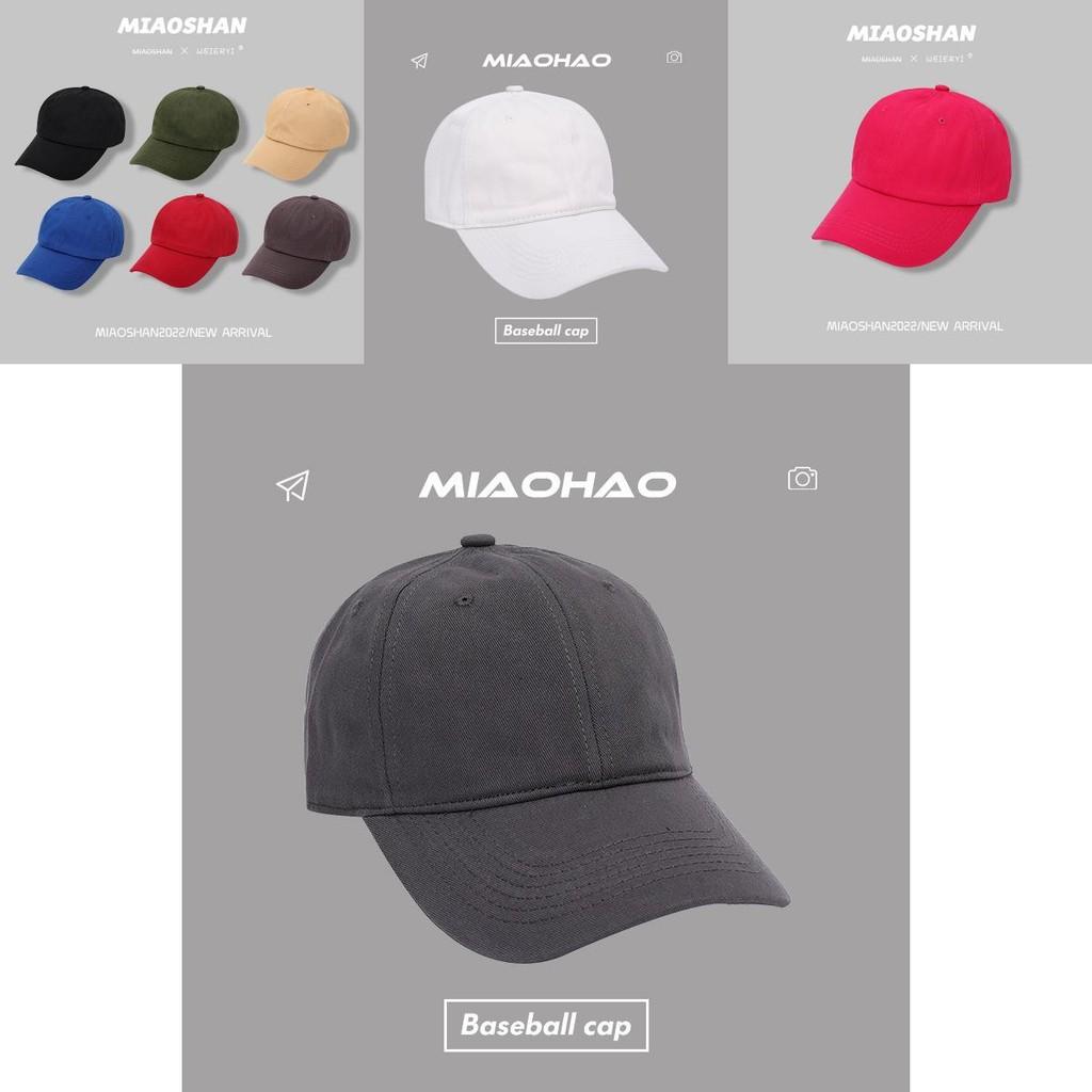 Stylish Summer Black Baseball Cap Women's Adjustable Sun Hat Unisex Versatile