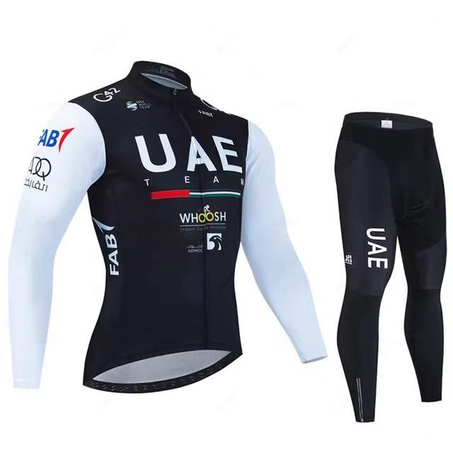 Autumn  Road Bike Cycling Suit Long-sleeved Suit  Team Cycling Warm Bicycle Suit