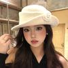 2026 New French Daughter Style Elegant Top Hat Women's Autumn and Winter Hepburn Style Beret Fashionable Face Hat