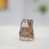 Mini Wooden Animal Figurine Painted Small Animal Dolls Cats Crafts Ornaments Kitten Sculpture  Home