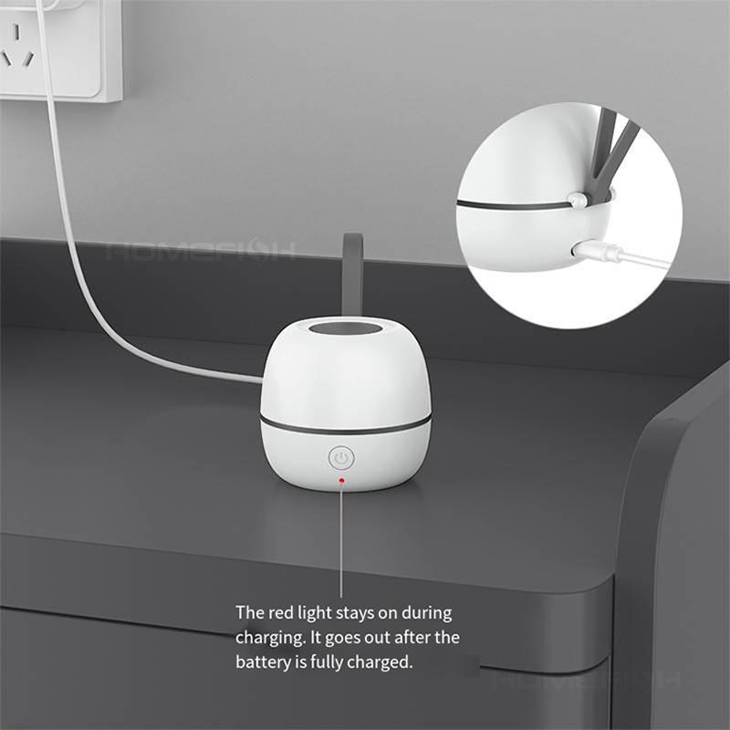 Newest Portable Pacifier Sterilizer Case with UV Light Travel Rechargeable Sanitizer Box