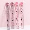 15cm Niedliches Pfotenlineal Kawaii Kätzchen Acryl Kunststoff Gerades Messlineal Lesezeichen Geometrie-Werkzeug Büro Schulbedarf