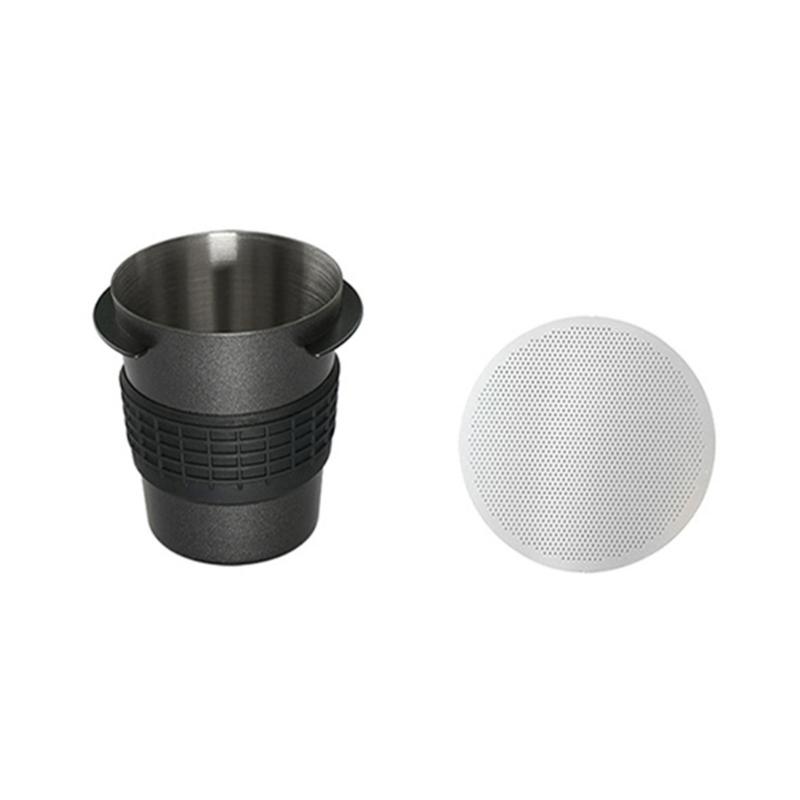 

Coffee Dosing Cup Metal Coffee Dosing Cup Coffee Filter Coffee Powder Transfer Efficient Tool Perfect for Coffee Machine 58mm