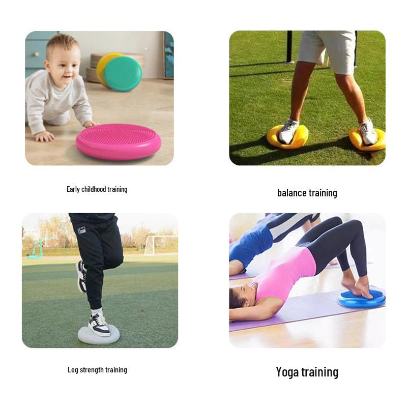 Disque d'équilibre de yoga: Coussin Gonflable Anti-Explosion pour le Fitness et le Massage