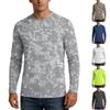 Men's UPF50+ Sun Protection Shirt Long Sleeve Outdoor Stretch Athletic Top Lightweight Quick Dry UV Resistant
