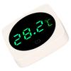 Fish  Thermometer, Large Green Font Display, 060C, Copper  Plated Sensor, Thin Size Aquarium Thermometer with ABS Material, CR2032 Button Cell, for W