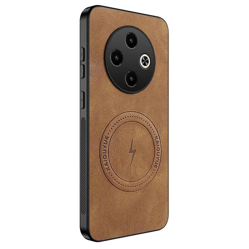 For Tecno Spark 30 Pro Fashion Leather Shockproof Phone Case For Tecno Spark 20 Magnetic Wireless Charging Cover Spark 20C Shell