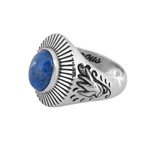 Anonymous Artisan Swallow Egg Ring- Blue