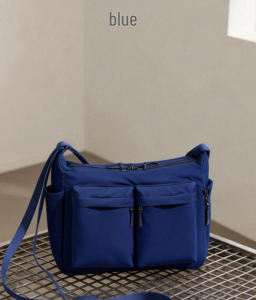 Unisex Multi-Pocket Casual Crossbody Tote