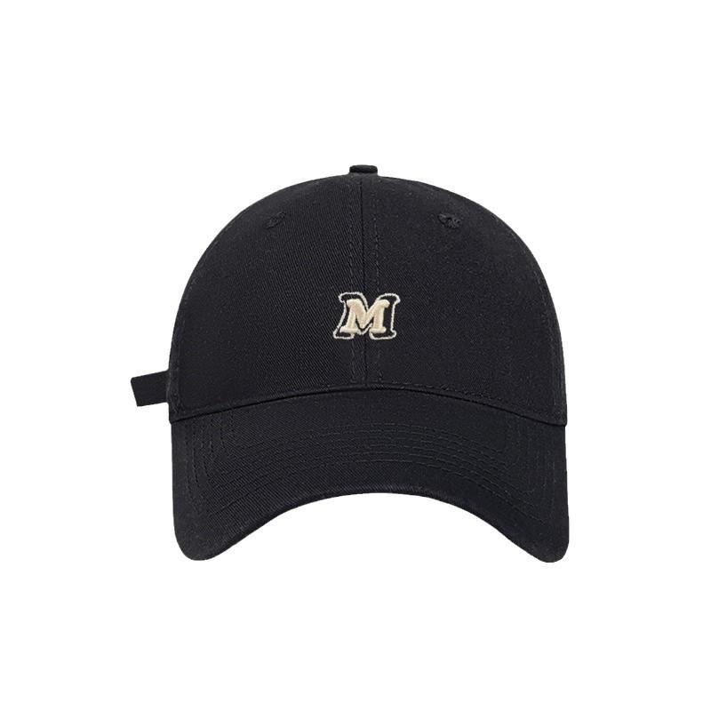 Versatile Hat Women'S Spring And Summer Embroidery Letter Cap Big Head Circumference Showing Face Small Soft Top Baseball Cap Men