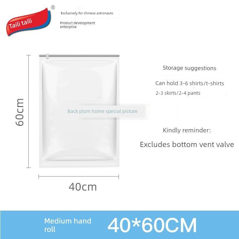

Storage Bags, Compression Bags, No Need for Air Extraction, Thickened and Durable, Home-Use Quilt Set, Mold-Proof and Moisture-Proof Storage Bags Medium Size 40*60 (Hand Rolled Exhaust)
