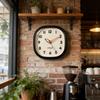 Living Room Wall Clock 2026 New Square Clock Simple Modern Bedroom Silent No Punching Wall Clock High Sense